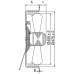 YWF 4D-450S Вентилятор осьовий 450мм YSWF74L60P4-522N-450 (380В, 4987м3/год, IP54)