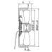 YWF 4E-500S Вентилятор осьовий 500мм YDWF102L35P4-570N-500 (220В, 6542м3/год, IP54)